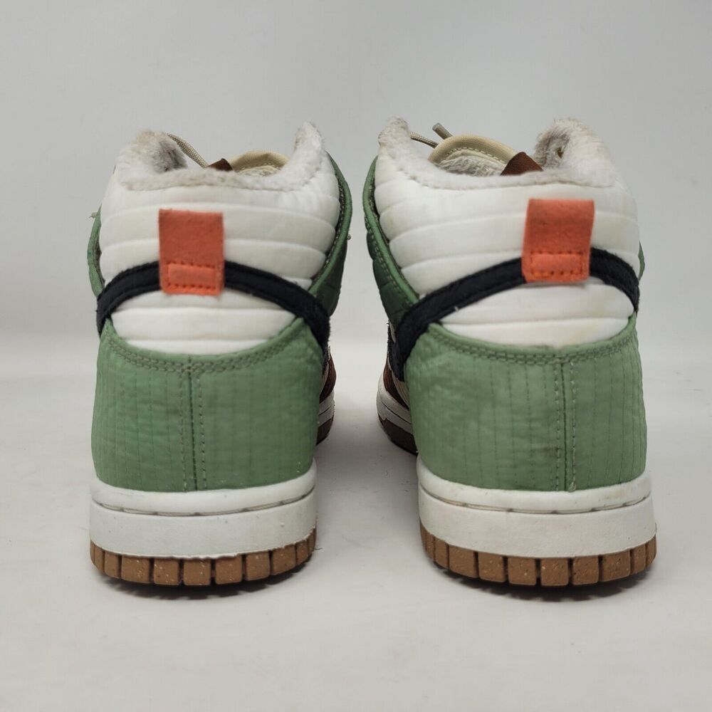 Nike Dunk High LX Next Nature Toasty Womens 6 Summit White Black Green Sneakers - Picture 16 of 16